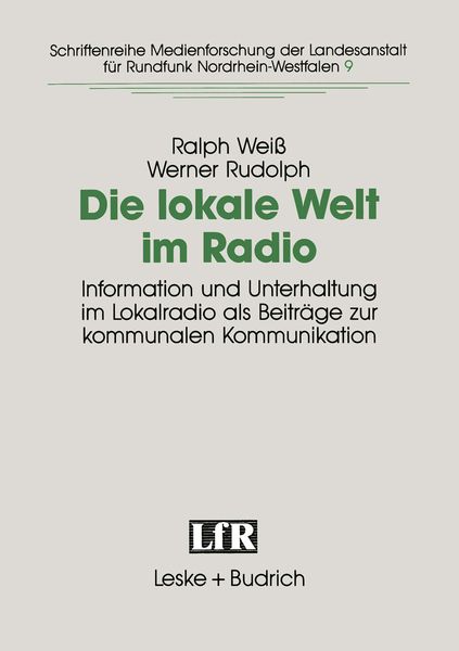 Produktbild: Die lokale Welt im Radio