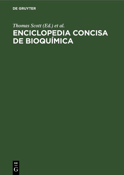 Produktbild: Enciclopedia concisa de bioqu&iacute;mica