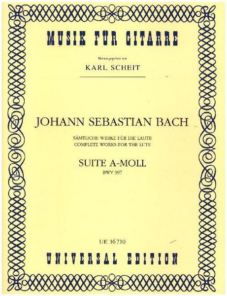 Produktbild: Bach, J: Suite A-Moll