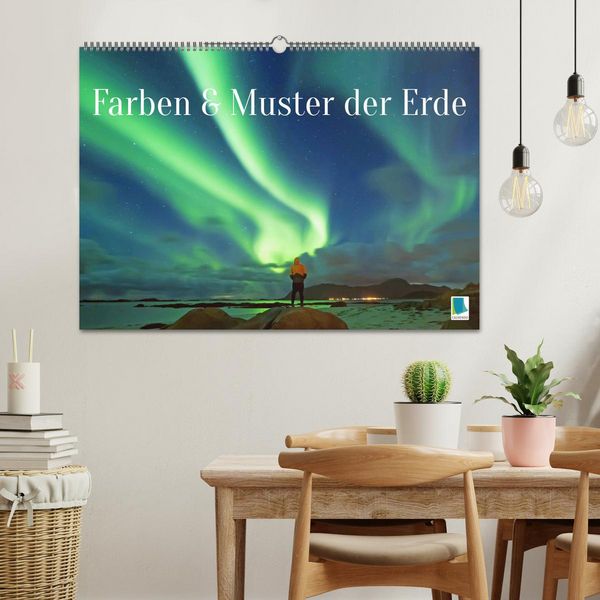 Produktbild: Farben und Muster der Erde (Wandkalender 2026 DIN A2 quer), CALVENDO Monatskalender