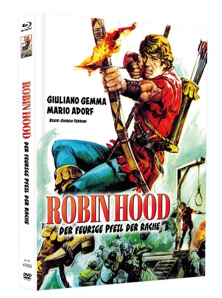 Produktbild: Robin Hood - Der feurige Pfeil der Rache - Mediabook - Cover C - Limited Edition auf 111 St&uuml;ck (Blu-ray+DVD) (+ Bonus-DVD)