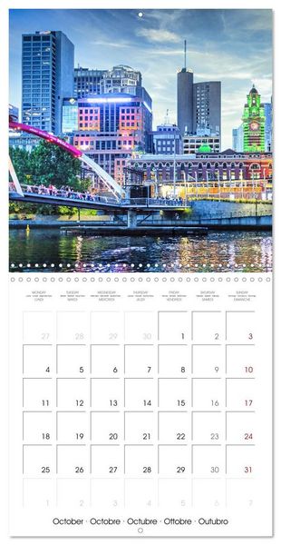 Produktbild: Melbourne - Australia's friendly metropolis (Wall Calendar 2027 12 &times; 12 Inch) CALVENDO 12 Month Wall Calendar