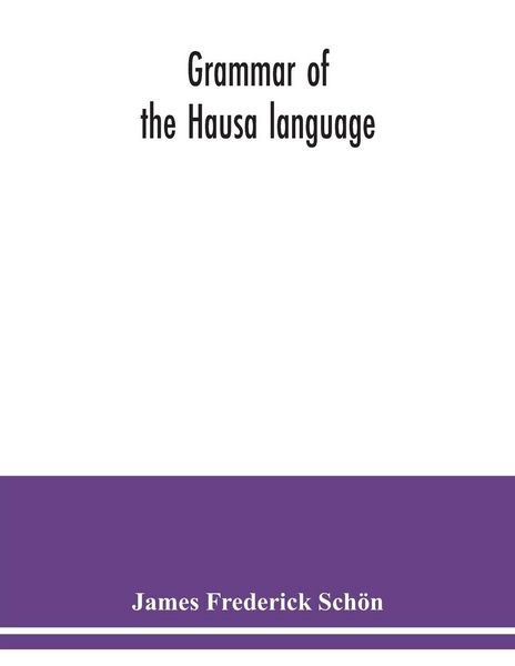 Produktbild: Grammar of the Hausa language