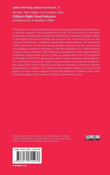 Produktbild: Children&rsquo;s Rights-Based Indicators