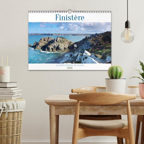 Produktbild: FINISTERE La pointe du bout du monde (Calendrier mural 2026 DIN A3 vertical), CALVENDO calendrier mensuel