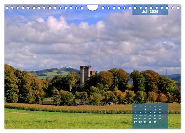 Produktbild: Die Eifel und ihre Regionen - Die Vulkaneifel (Wandkalender 2026 DIN A4 quer), CALVENDO Monatskalender