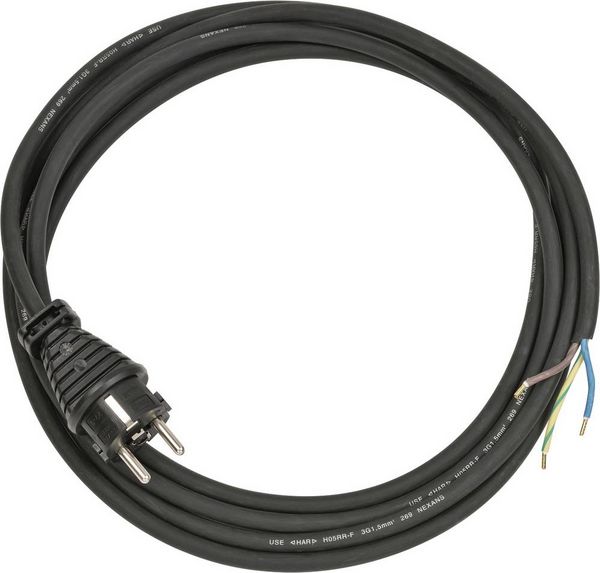 Produktbild: Brennenstuhl 1160330 Strom Anschlusskabel Schwarz 3.00m