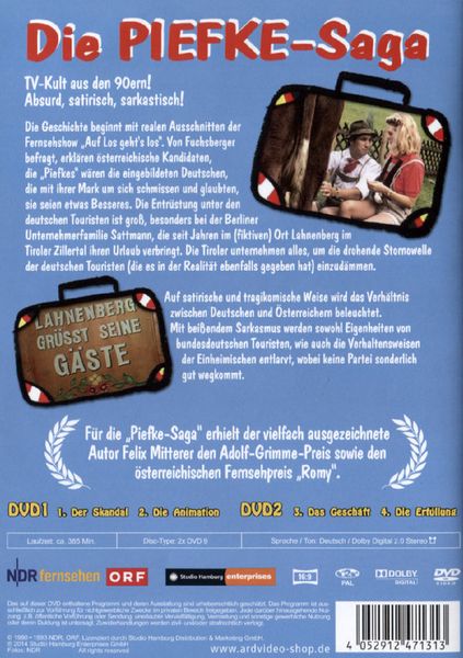 Produktbild: Die Piefke Saga - Teil 1-4 [2 DVDs]