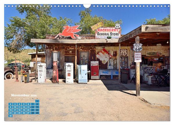 Produktbild: Historic Route 66 - National Scenic Byway (Wandkalender 2026 DIN A3 quer), CALVENDO Monatskalender