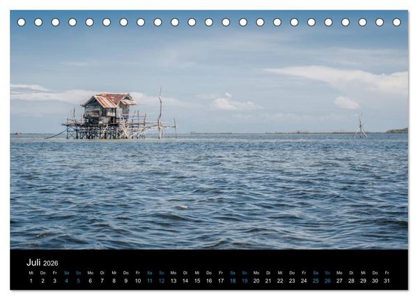 Produktbild: Philippinen Foto Wandkalender 2026 (Tischkalender 2026 DIN A5 quer), CALVENDO Monatskalender