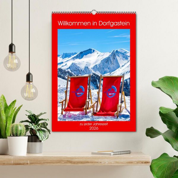 Produktbild: Willkommen in Dorfgastein (Wandkalender 2026 DIN A2 hoch), CALVENDO Monatskalender