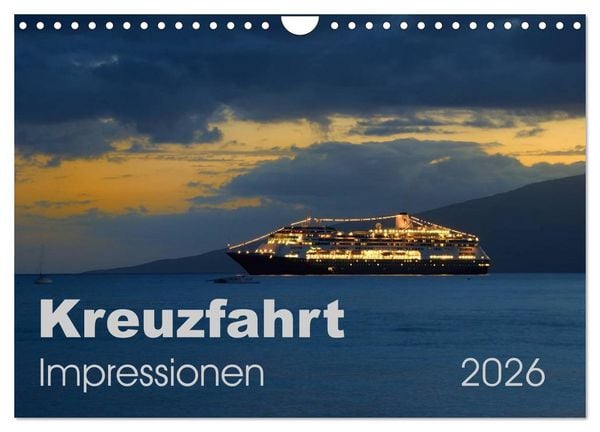 Produktbild: Kreuzfahrt Impressionen (Wandkalender 2026 DIN A4 quer), CALVENDO Monatskalender