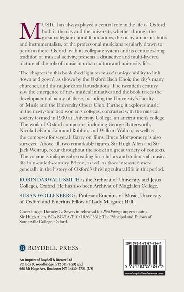 Produktbild: Music in Twentieth-Century Oxford