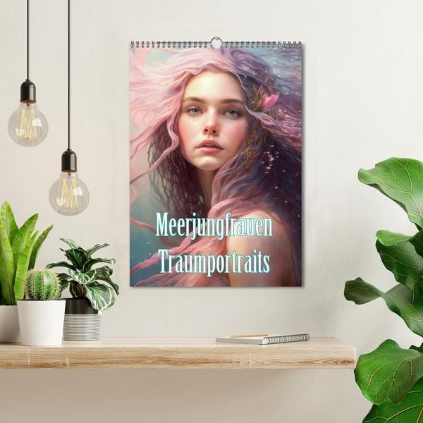 Produktbild: Meerjungfrauen Traumportraits (Wandkalender 2026 DIN A3 hoch), CALVENDO Monatskalender