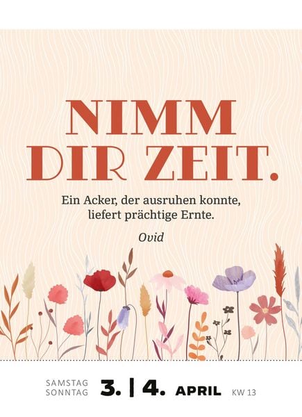 Produktbild: Abrei&szlig;kalender Gl&uuml;cksmantras 2027