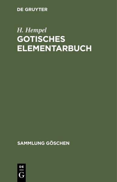 Produktbild: Gotisches Elementarbuch