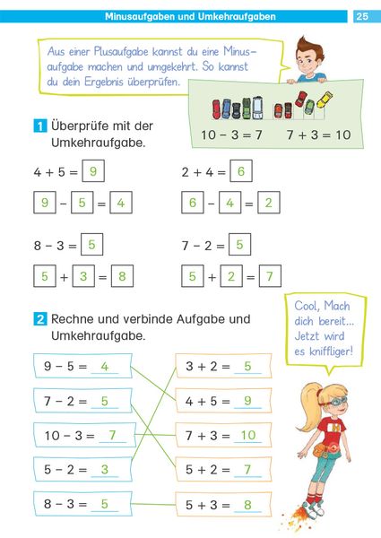 Produktbild: Die Mathe-Helden Kopfrechnen 1. Klasse
