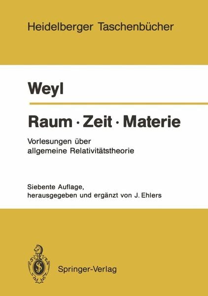 Produktbild: Raum &middot; Zeit &middot; Materie