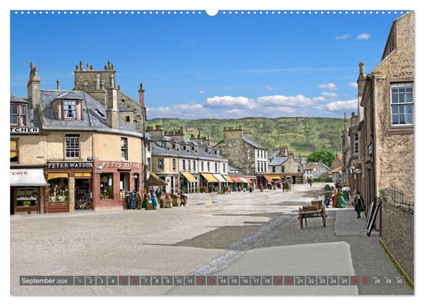 Produktbild: Scotland around 1900 - photos restored and colourised (Wall Calendar 2026 DIN A2 landscape), CALVENDO 12 Month Wall Calendar