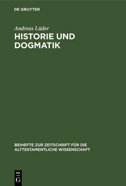 Produktbild: Historie und Dogmatik