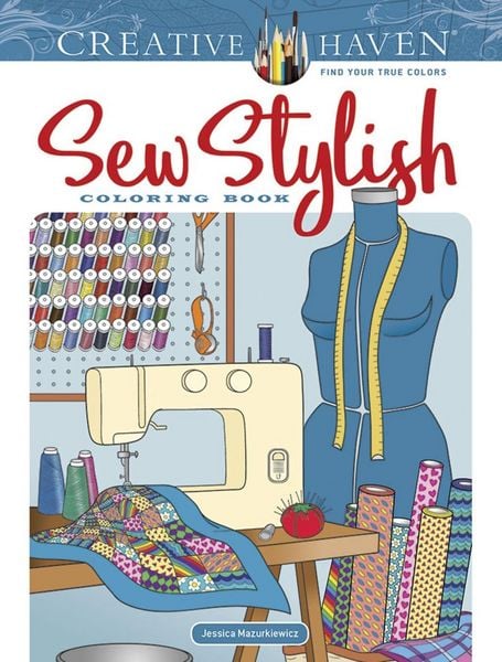 Produktbild: Creative Haven Sew Stylish Coloring Book