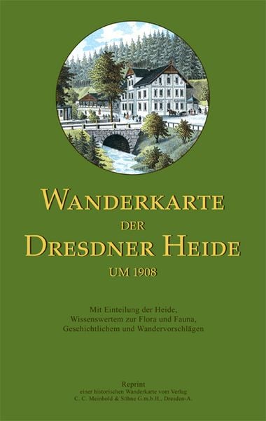 Produktbild: Wanderkarte der Dresdner Heide um 1908