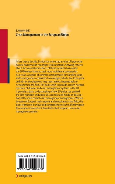 Produktbild: Crisis Management in the European Union