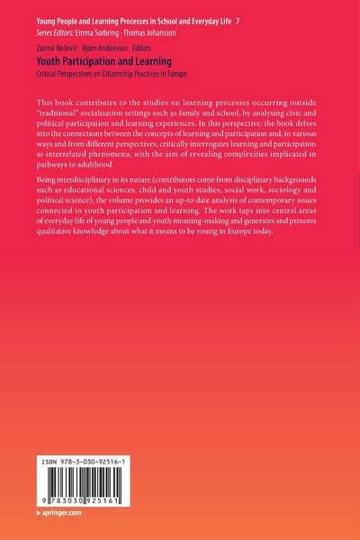 Produktbild: Youth Participation and Learning