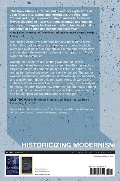 Produktbild: Jean Rhys's Modernist Bearings and Experimental Aesthetics