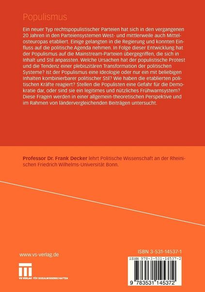 Produktbild: Populismus