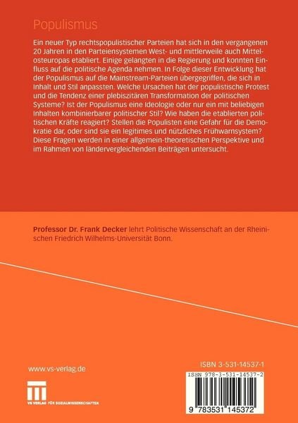 Produktbild: Populismus