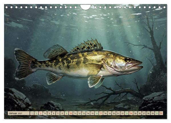 Produktbild: Talsperren - Zander (Wandkalender 2027 DIN A4 quer), CALVENDO Monatskalender