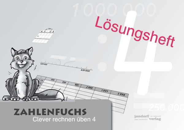 Produktbild: Zahlenfuchs Band 4 (L&ouml;sungsheft)