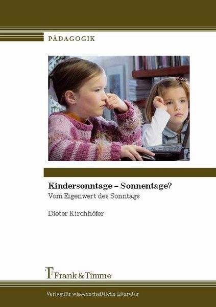 Produktbild: Kindersonntage - Sonnentage?