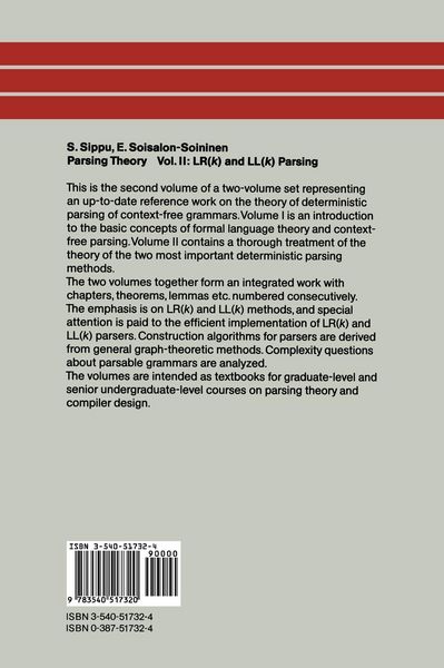 Produktbild: Parsing Theory