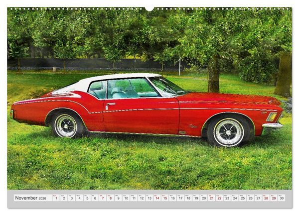 Produktbild: American Classic Cars - Photo collection (Wall Calendar 2026 DIN A2 landscape), CALVENDO 12 Month Wall Calendar