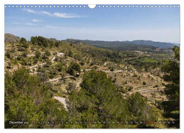 Produktbild: Mallorca: Die sch&ouml;nsten Landschaften f&uuml;r Rennradfahrer (Wandkalender 2026 DIN A3 quer), CALVENDO Monatskalender