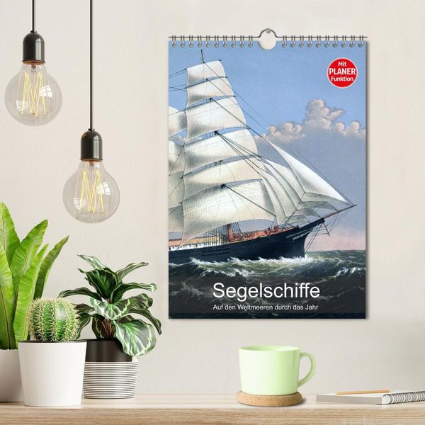 Produktbild: Segelschiffe - mit Planerfunktion (Wandkalender 2026 DIN A4 hoch), CALVENDO Monatskalender
