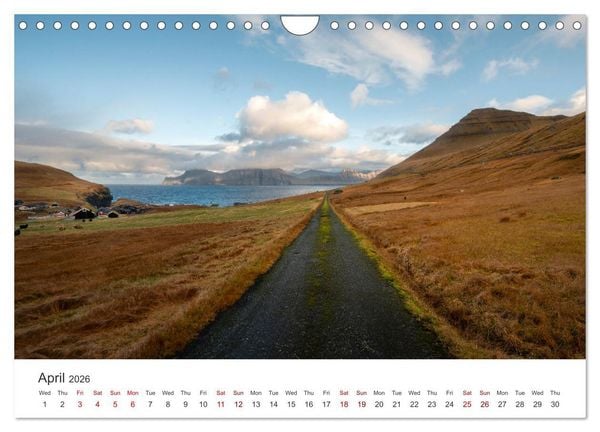 Produktbild: Autumn light at Faroe island (Wall Calendar 2026 DIN A4 landscape), CALVENDO 12 Month Wall Calendar
