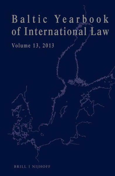 Produktbild: Baltic Yearbook of International Law, Volume 13 (2013)