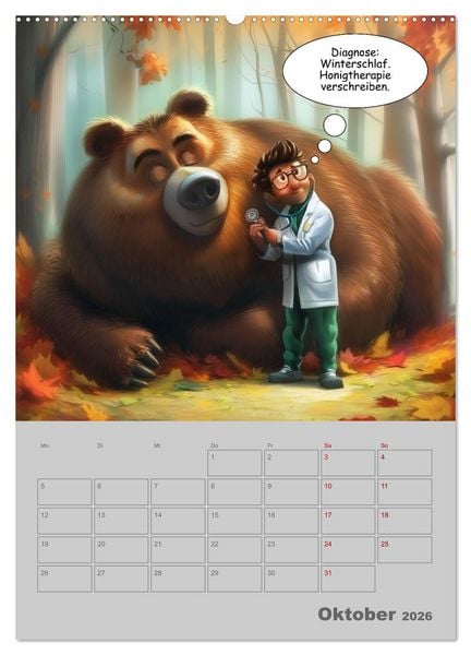 Produktbild: Ein Arzt f&uuml;r alle Felle (hochwertiger Premium Wandkalender 2026 DIN A2 hoch), Kunstdruck in Hochglanz