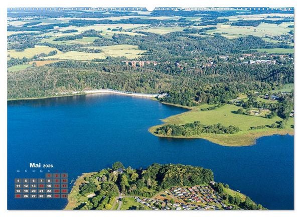 Produktbild: Vogtland - von Klingenthal bis G&ouml;ltzschtal (Wandkalender 2026 DIN A2 quer), CALVENDO Monatskalender