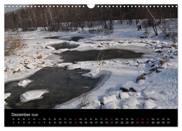 Produktbild: Die Isar - Von Scharnitz bis M&uuml;nchen (Wandkalender 2026 DIN A3 quer), CALVENDO Monatskalender