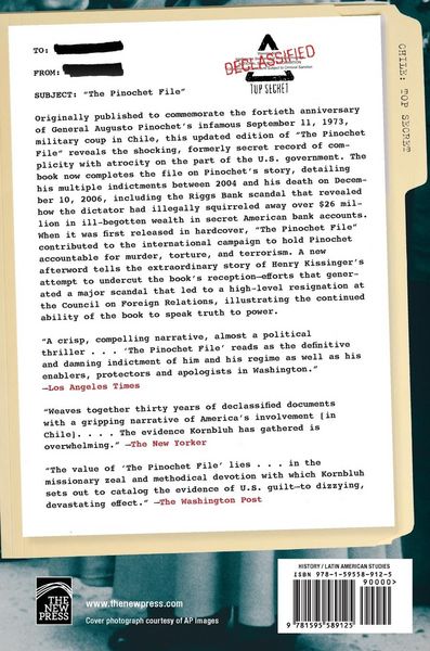 Produktbild: The Pinochet File
