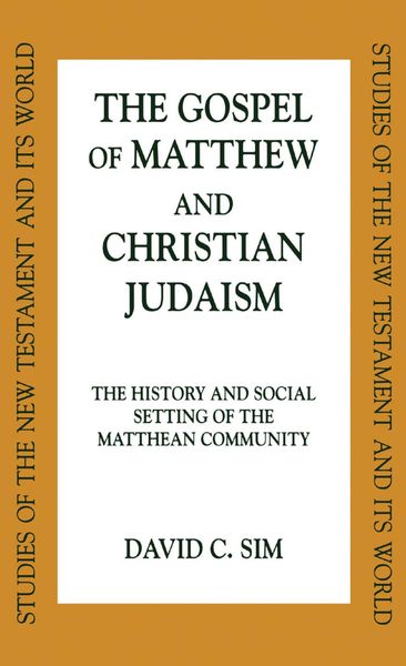 Produktbild: The Gospel of Matthew and Christian Judaism