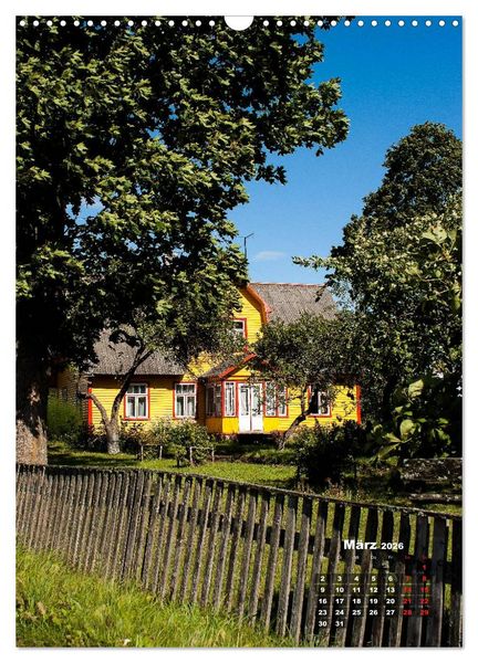 Produktbild: Baltische Staaten - Ihre kulturlandschaftlichen Reicht&uuml;mer (Wandkalender 2026 DIN A3 hoch), CALVENDO Monatskalender