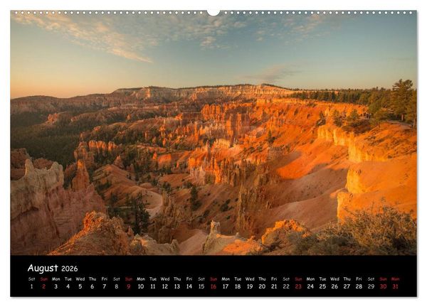 Produktbild: Beautiful Bryce Canyon (High Quality Premium Wall Calendar 2026 DIN A2 landscape),CALVENDO 12 Month Wall Calendar