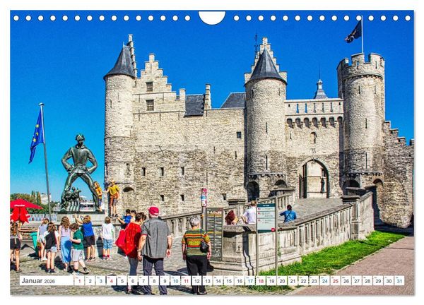 Produktbild: Antwerpen - sehen und erleben (Wandkalender 2026 DIN A4 quer), CALVENDO Monatskalender