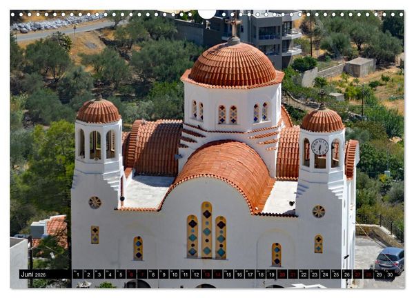 Produktbild: Kl&ouml;ster und Kirchen auf Kreta (Wandkalender 2026 DIN A3 quer), CALVENDO Monatskalender