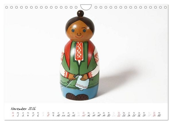 Produktbild: Matroschkas (Wandkalender 2026 DIN A4 quer), CALVENDO Monatskalender